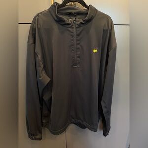 Masters Tournament Tech Mens Quarter Zip Pullover Black XL Augusta National Golf